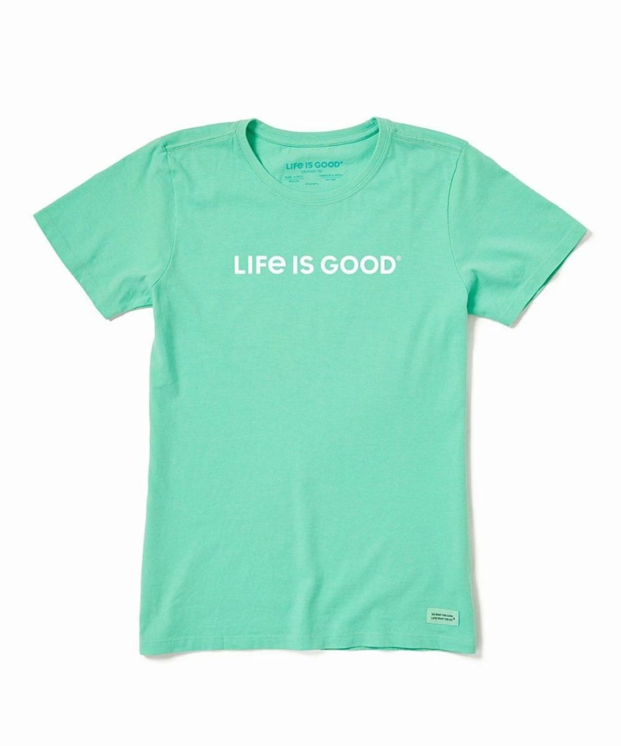 Wholesale * Best Deal Life Is Good Spearmint Green 'Hike Like A Mother' Crusher Crewneck Tee Women & Plus