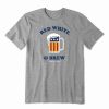 Wholesale * Hot Sale Life Is Good Heather Gray 'Red White & Brew' Beer Crusher Crewneck Tee Men