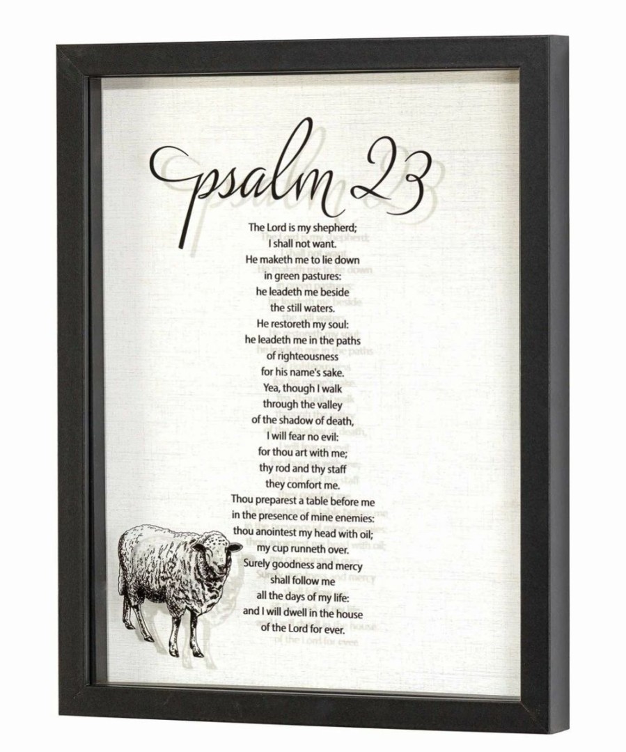 Wholesale * Best Pirce 'Lord Is My Shepherd' Framed Wall Art