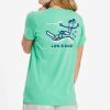 Hot * Best Pirce Life Is Good Spearmint Green Jackie Water Ski Crusher Tee Women