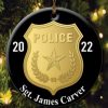 Best * Brand New Personalized Planet Police Personalized Ornament