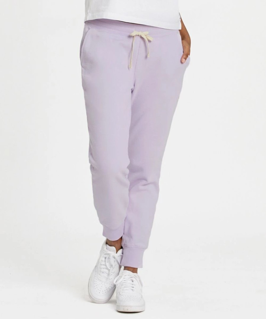 Hot * Brand New Life Is Good Lilac Purple Pocket Joggers Women