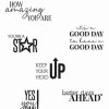 Wholesale * Wholesale Sizzix Silvertone Positive Signs Stamp Set