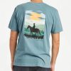 Clearance * Outlet Life Is Good Smoky Blue Sunset Rider Men Tee Men