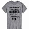 Online * Wholesale Instant Message Men'S Athletic Heather 'Looking For Mute' Tee Men