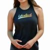 Wholesale * Flash Sale Life Is Good Jet Black 'Life Is Good' Racerback Tank Plus