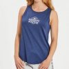 New * Wholesale Life Is Good Darkest Blue Cationic Active 'Namaste Positive' Racerback Tank Women & Plus