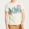 New * Coupon Life Is Good Putty White 'Life Is Good' Wilderness Crewneck Tee Men