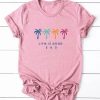 Wholesale * Hot Sale Sc Pink Palm Tree 'Life Is Good 365' Tee Women