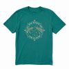 Best * Buy Life Is Good Spruce Green 'Wander' Ski Coin Crusher Crewneck Tee Men & Big