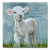 Wholesale * Best Deal Darren Gygi Home Collection Blue 'Good Shepherd' Lamb Giclee Wrapped Canvas