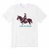 Wholesale * New Life Is Good Cloud White 'Life Is Good' Western Rider Crusher Crewneck Tee Men