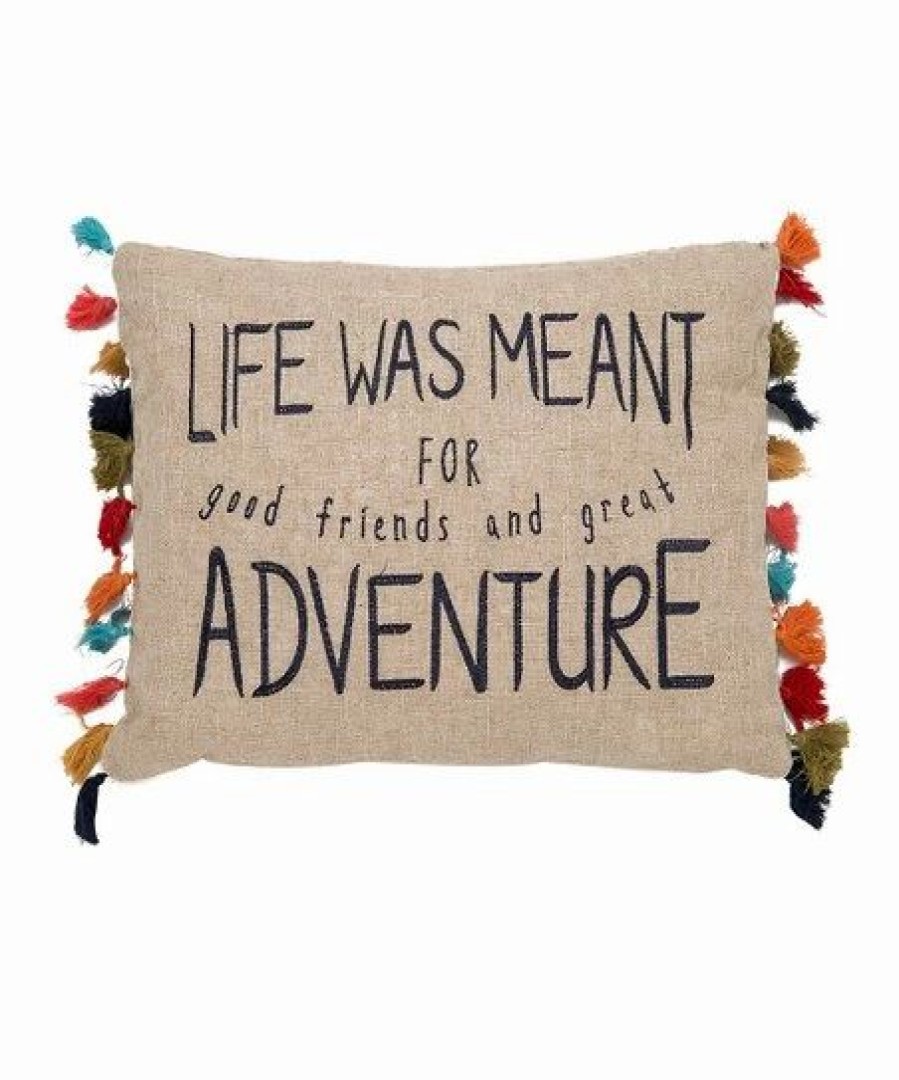 Wholesale * Best Sale Levtex Home 'Life Was Meant For Adventure' Lumbar Pillow