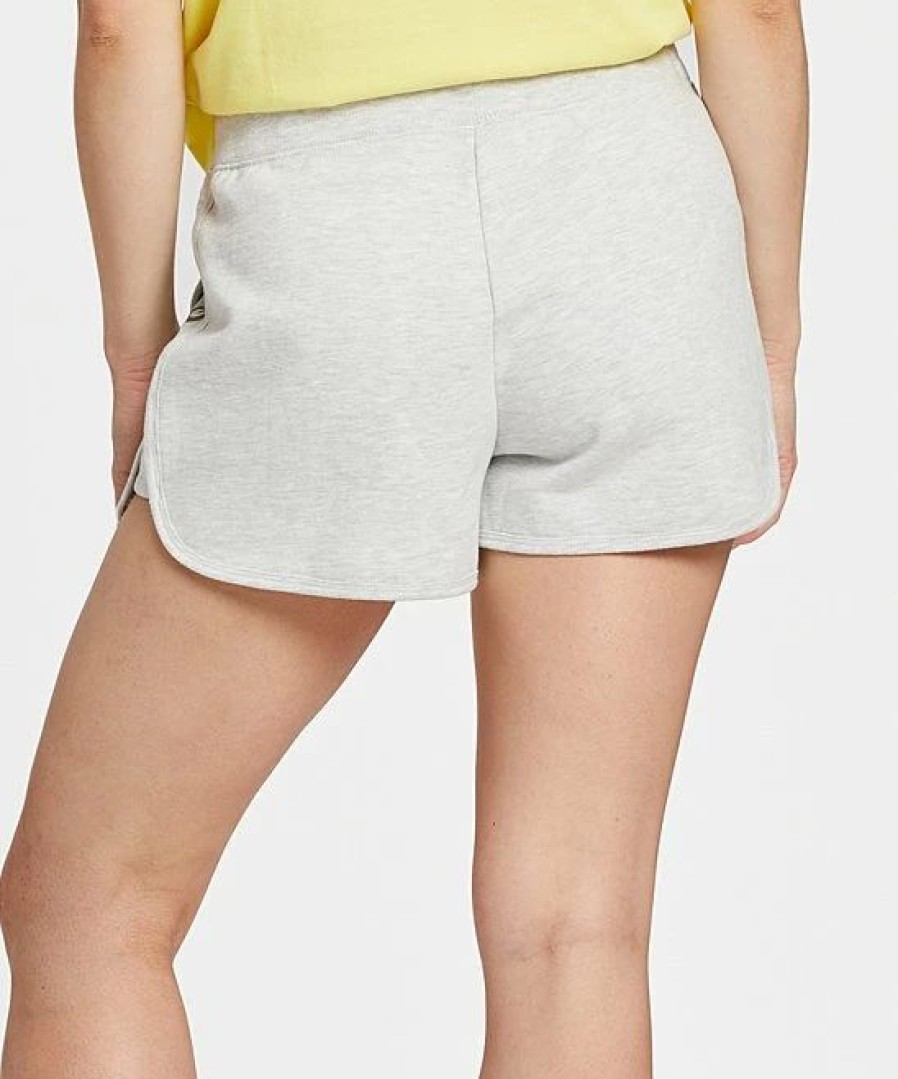 Clearance * Cheap Life Is Good Light Heather Gray Wordmark Lounge Shorts Women