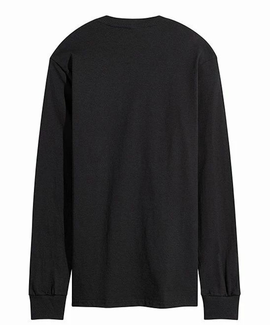 Online * Buy Instant Message Men'S Black 'Life At The Lake Is Better' Long-Sleeve Tee Men