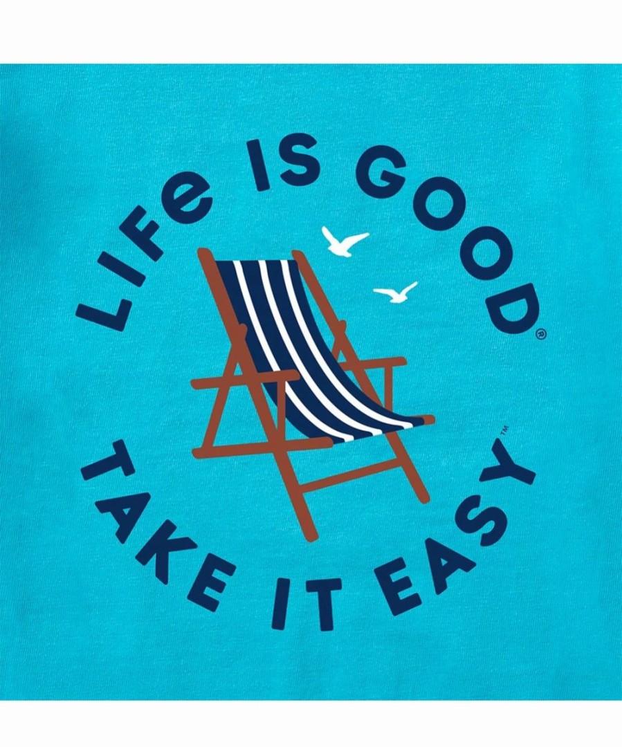 Hot * Best Deal Life Is Good Island Blue 'Take It Easy' Long-Sleeve Tee Men