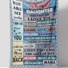 Hot * Coupon Shinichistar Blue Patchwork Message 'To My Daughter' Throw