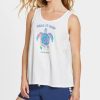 New * Flash Sale Life Is Good Cloud White Textured 'Take It Slow' Tie-Dye Turtle Tank Women & Plus