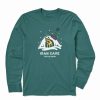 Best * Buy Life Is Good Spruce Green Rocket 'Man Cave' Crusher Long-Sleeve Tee Men