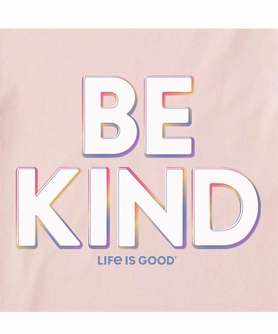 Online * Best Reviews Of Life Is Good Himalayan Pink 'Be Kind' Long-Sleeve Tee Women