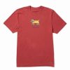 Wholesale * Promo Life Is Good Faded Red 'Lucky Dog' Crusher Crewneck Tee Men