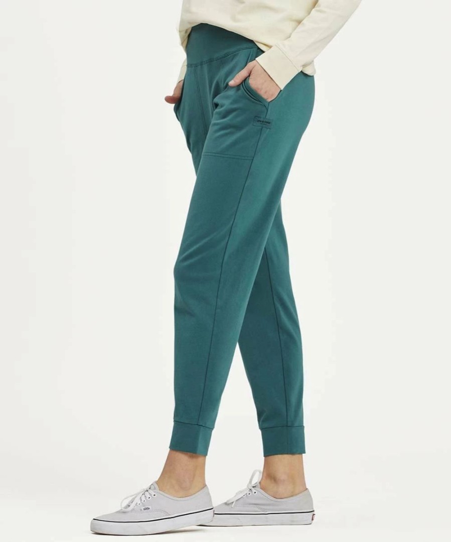 Online * Deals Life Is Good Spruce Green Crusher-Flex Joggers Women