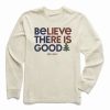 Best * Wholesale Life Is Good Putty White 'Be The Good' Tree Long-Sleeve Tee Men