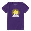 Online * Best Sale Life Is Good Deep Purple 'I'Ve Got Sunshine' Crusher-Lite Crewneck Tee Women & Plus