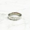 Hot * Brand New Pink Box Accessories Stainless Steel 'Life Is Good' Ring