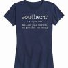 Best * Cheapest Instant Message Women'S Navy 'Southern' Definition Relaxed-Fit Tee Women