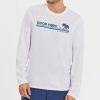 Wholesale * Cheapest Life Is Good Cloud White Active Good Vibes Beach Long-Sleeve Crewneck Tee Men