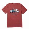 Clearance * Promo Life Is Good Faded Red 'Road Trip' Tee Men