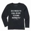 Wholesale * Top 10 Life Is Good Jet Black 'Flying Monkeys' Crusher Crewneck Tee Women