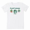 Best * Cheapest Life Is Good Cloud White 'Plant Mama' Crusher Crewneck Tee Plus